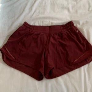 Lululemon Hotty Hot High Rise Lined Short 4”